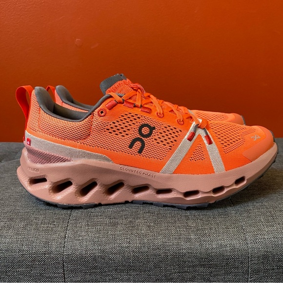 On Cloud Women's Cloudsurfer Trail Flame/Dustrose Sneakers Size 9.0 NEW - Picture 7 of 16